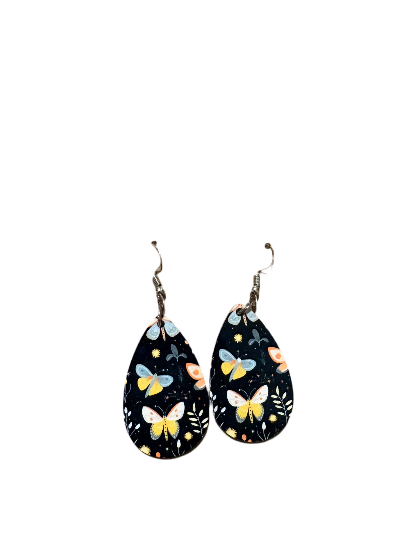 Black Butterfly Earrings