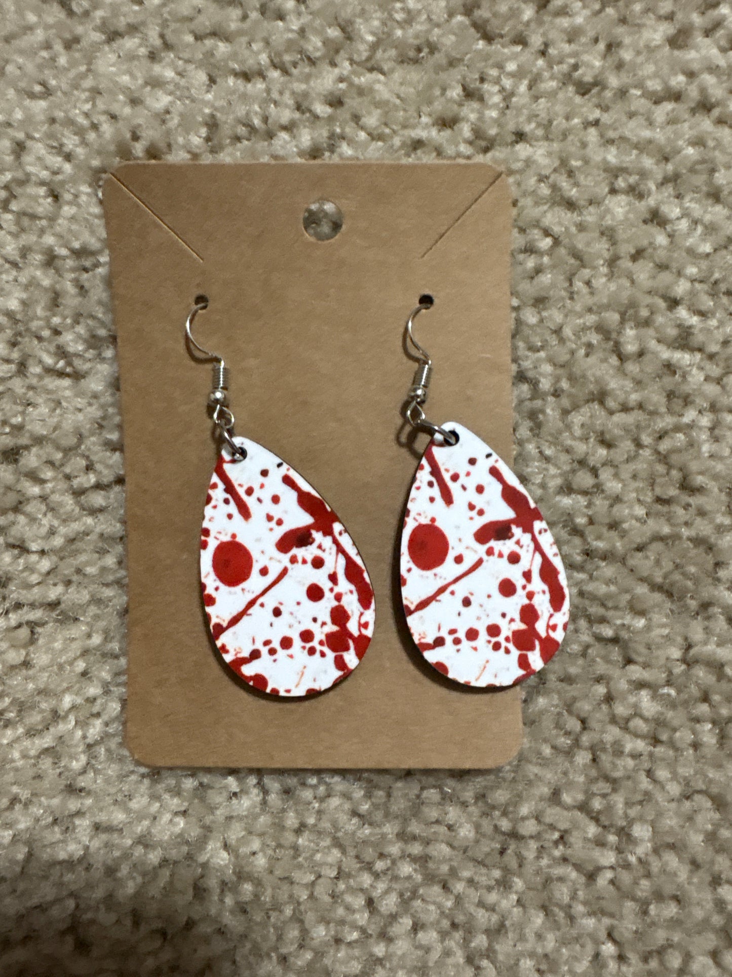 Blood Splatter earrings