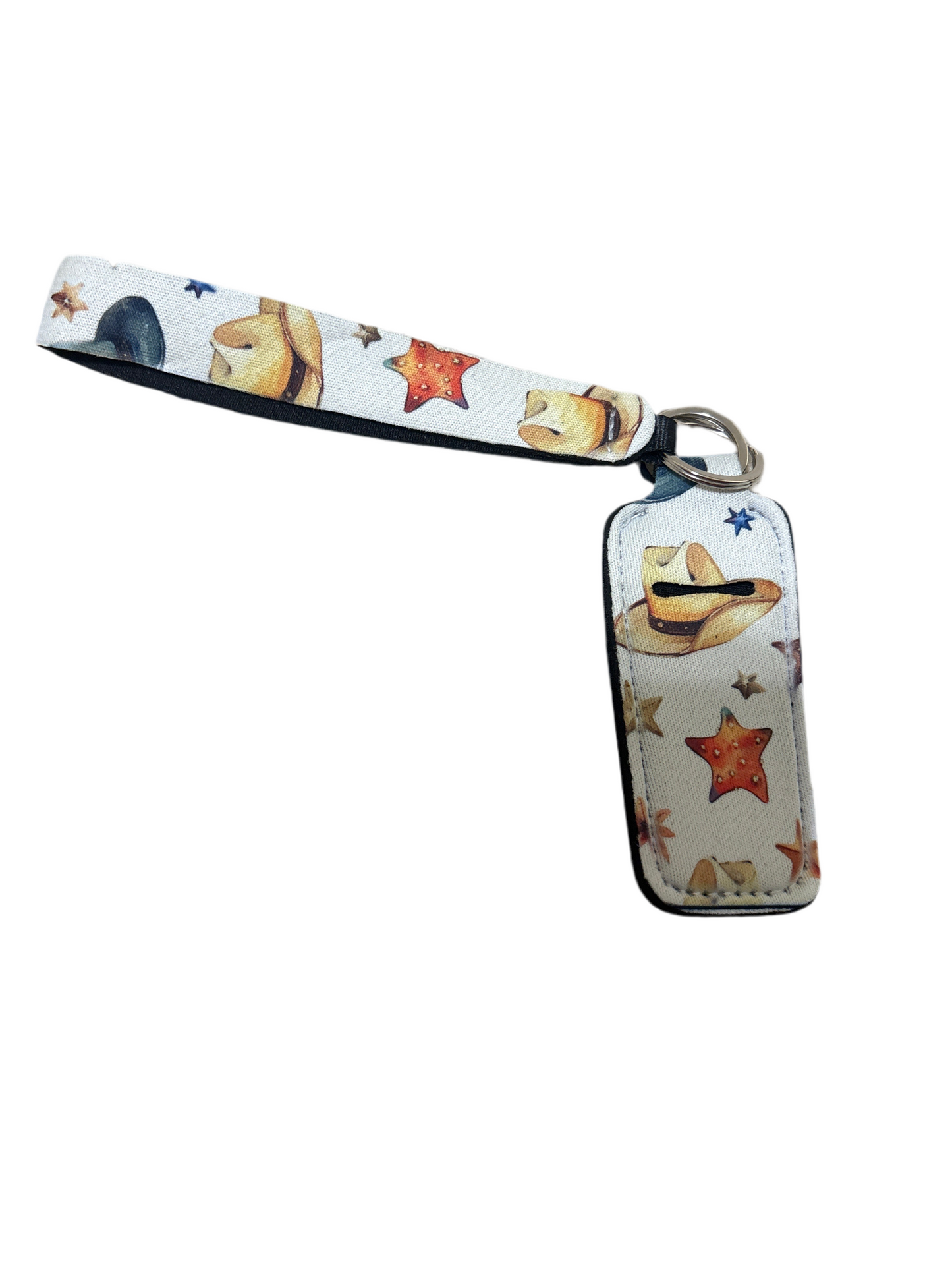 Western Cowboy Wristlet with Lip Balm Holder