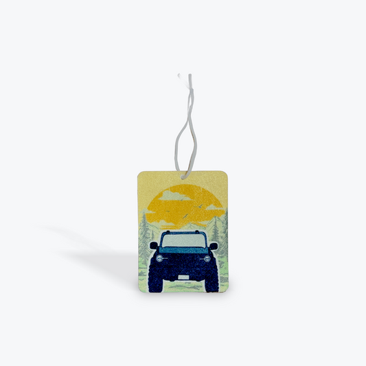 Sunset Jeep - Car Air Freshener