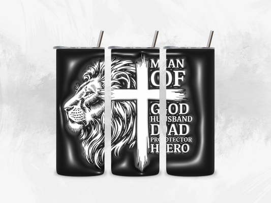 Man of God Tumbler - 20oz