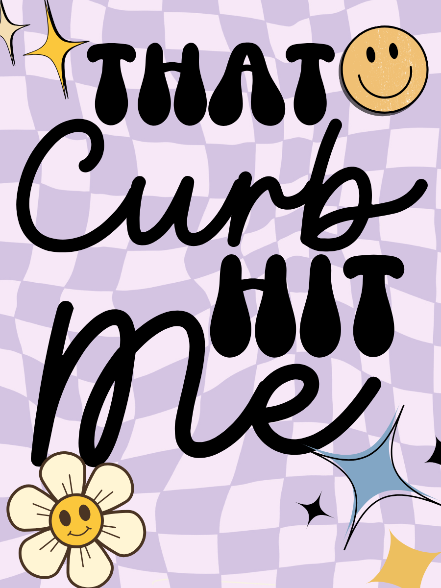 That Curb Hit Me - Car Air Freshener