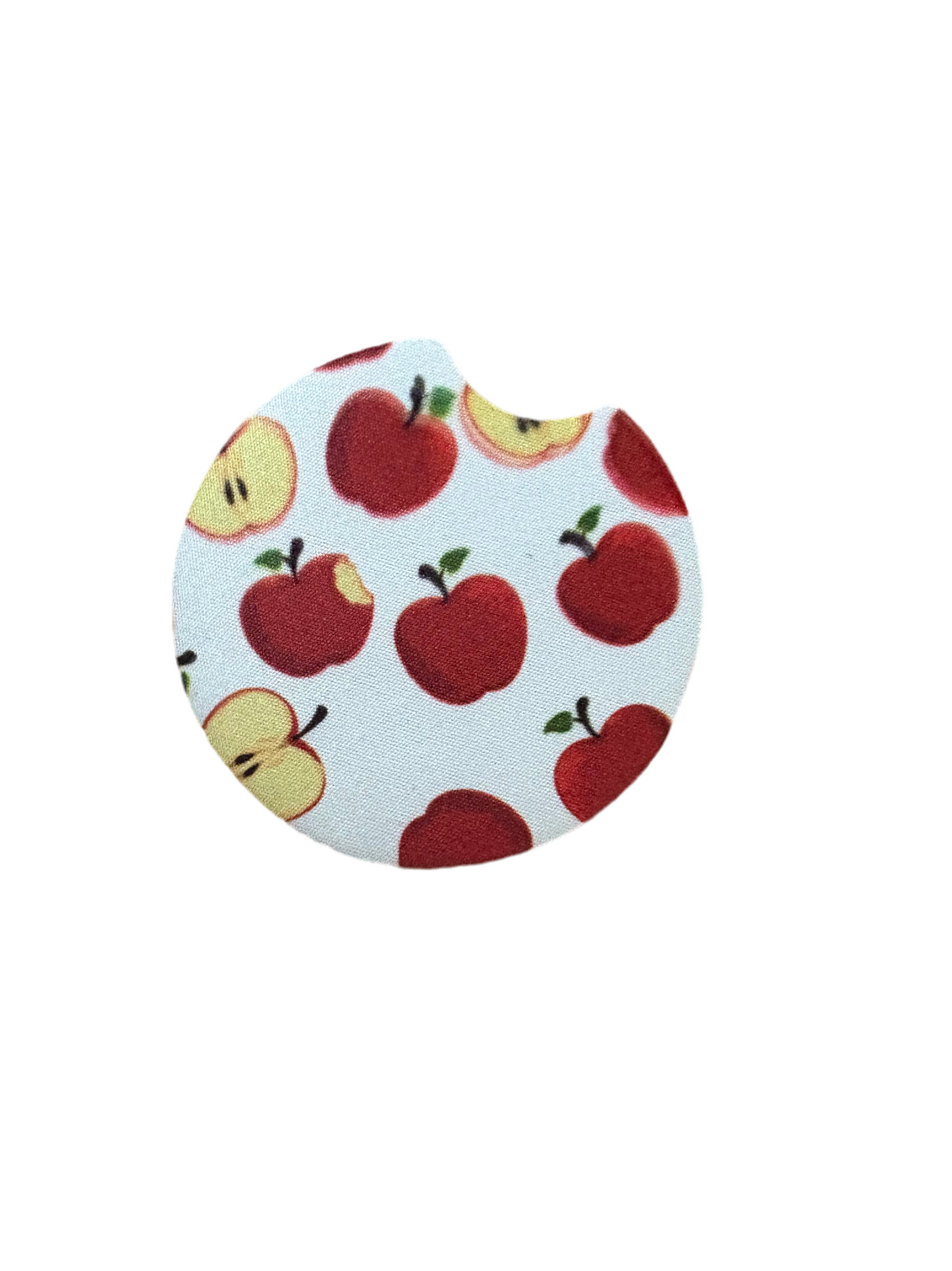 Apple Car Coaster (2pk)